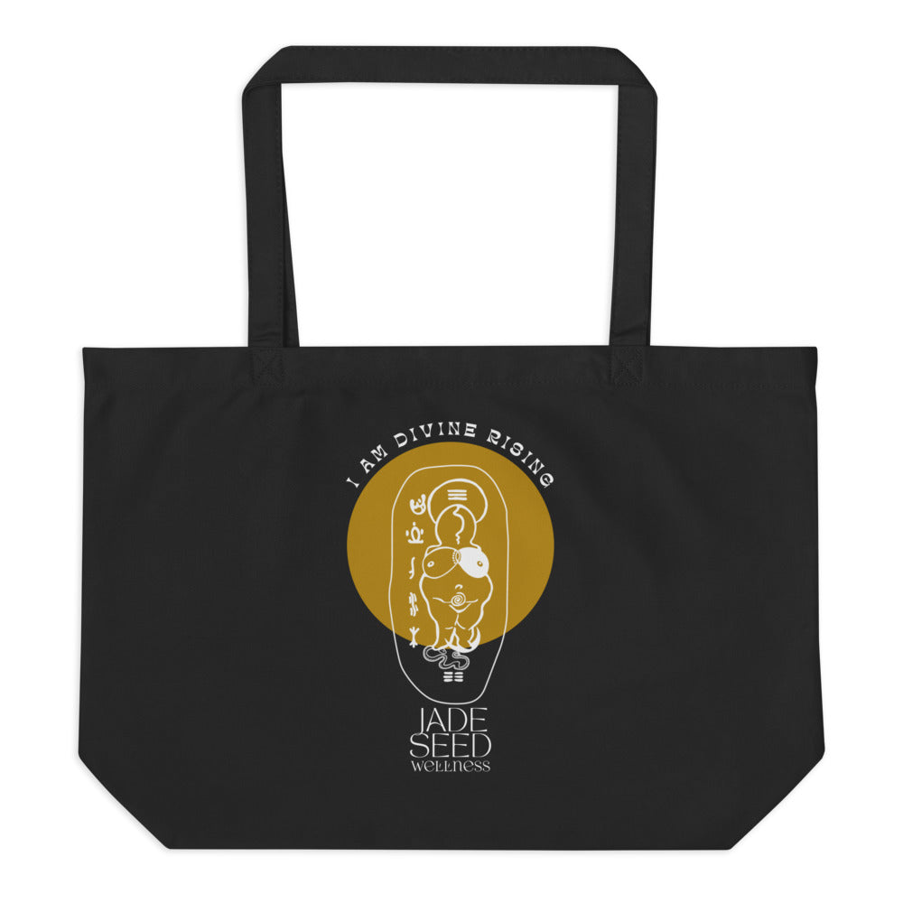 Jade Seed Wellness Large organic tote bag